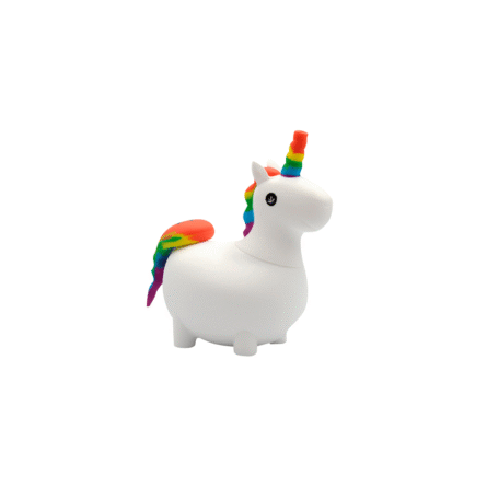 Pipa Piecemaker Unicorn Silicone 6" 2 Pipa Piecemaker Unicorn Silicone 6" - Image 1