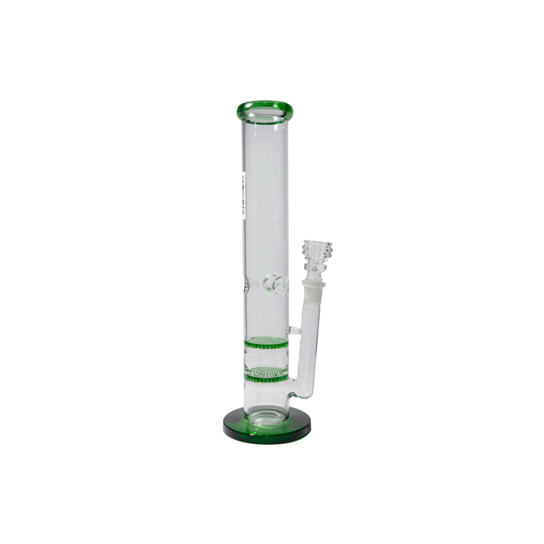 Bong Doble Percolador Disco 14inch 1 Bong Doble Percolador Disco 14inch