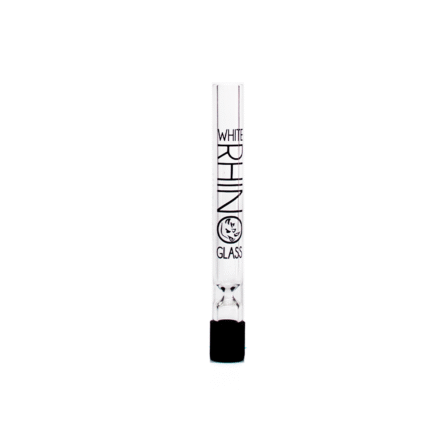 Hitter White Glass Chillum 4.5" - Image 1