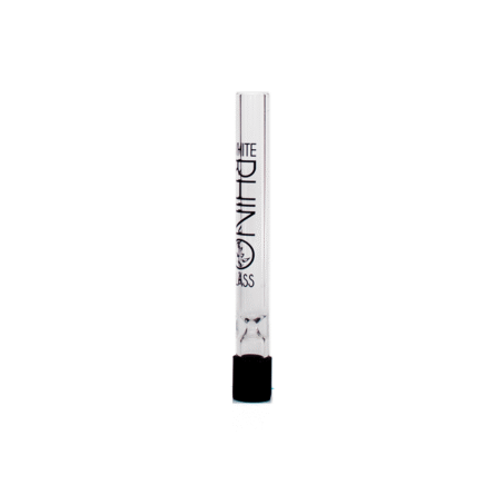 Hitter White Glass Chillum 4.5" - Image 2
