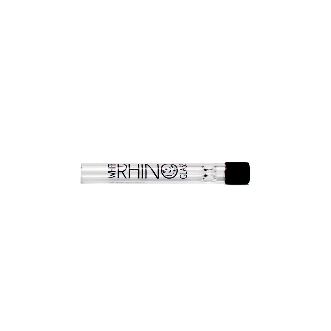 Hitter White Glass Chillum 4.5"
