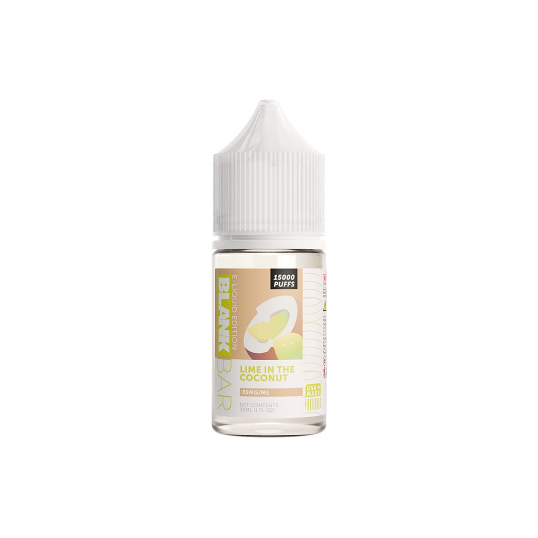 Blank Bar Salt 30Ml - Lime Coconut 2 Blank Bar Salt 30Ml - Lime Coconut