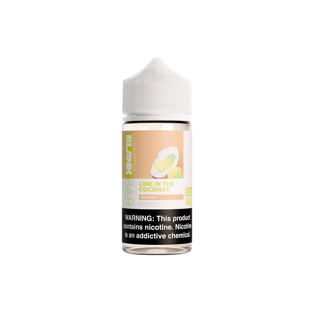 Blank Bar 100Ml - Lime Coconut 2 Blank Bar 100Ml - Lime Coconut