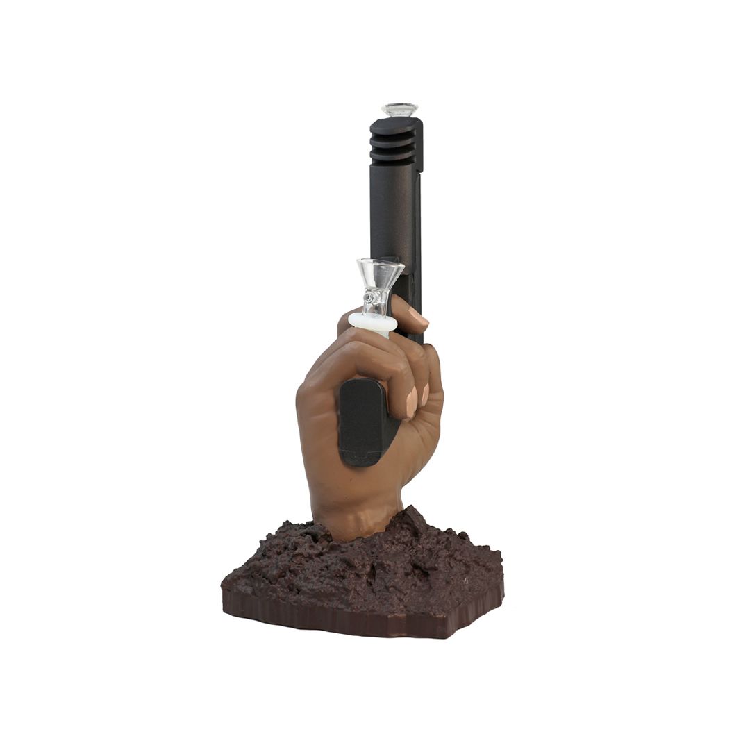 Bong Resina Pistol Hand 27CM