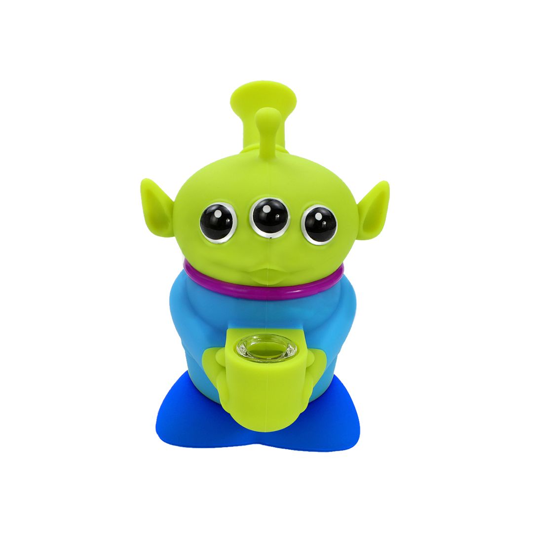 Bong Silicona Alien Smoke 12CM 1 Bong Silicona Alien Smoke 12CM