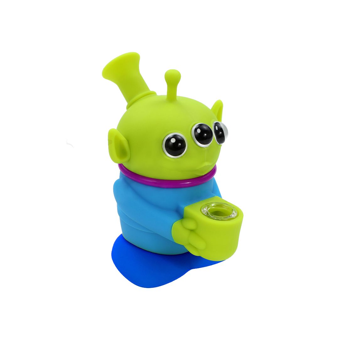 Bong Silicona Alien Smoke 12CM 2 Bong Silicona Alien Smoke 12CM