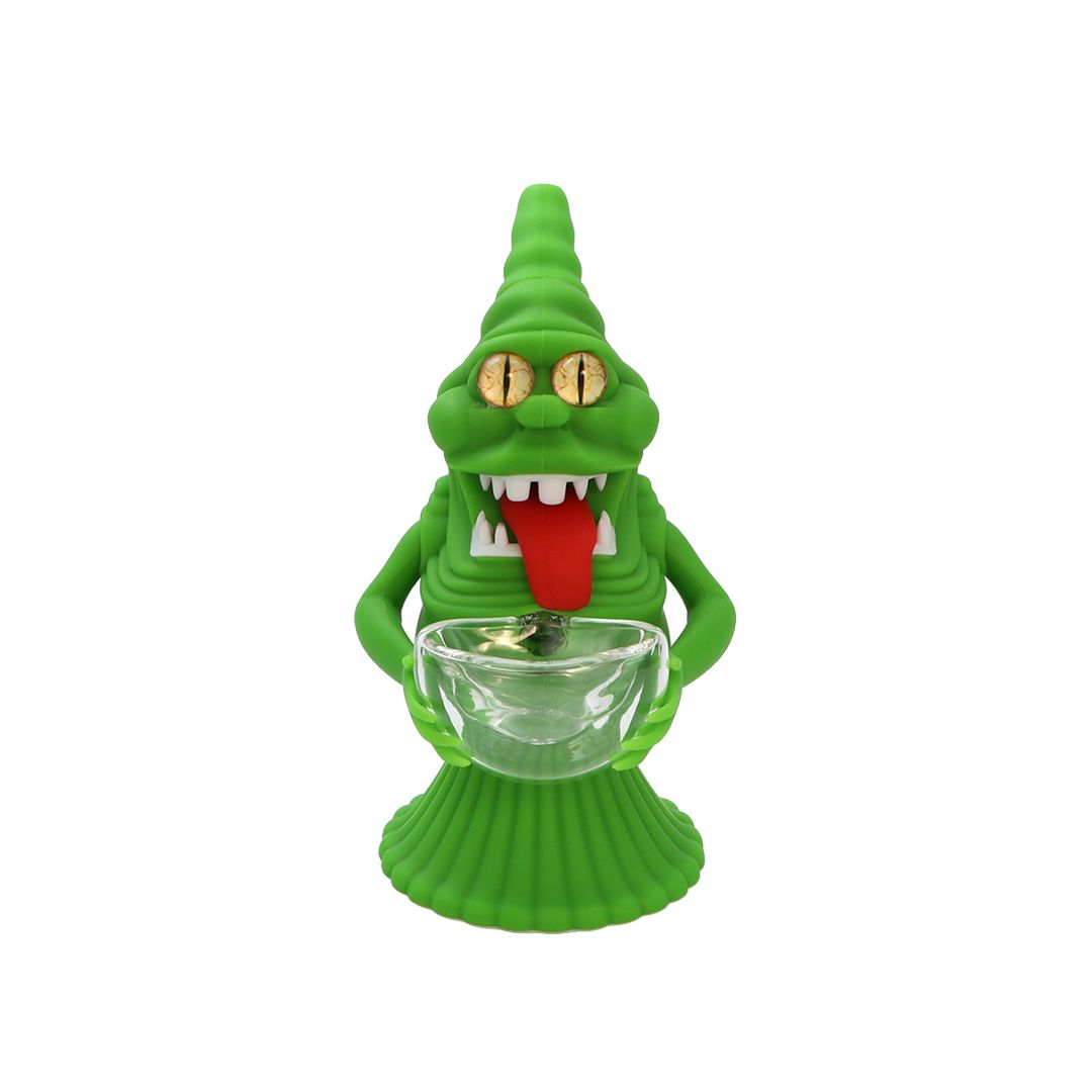 Bong Silicona Green Faced Monster 16CM