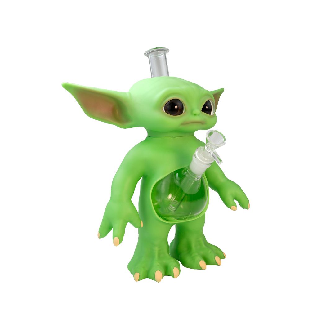 Bong Silicona Yoda 33CM 1 Bong Silicona Yoda 33CM