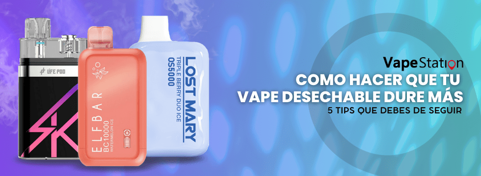 Cómo hacer que tu vape desechable dure más