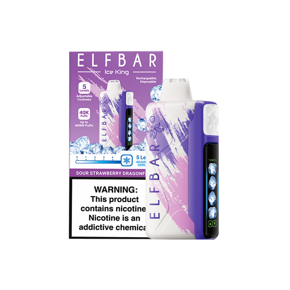 ElfBar Iceking 40K - Sour Strawberry Dragonfruit | Vape Desechable 1 ElfBar Iceking 40K - Sour Strawberry Dragonfruit | Vape Desechable