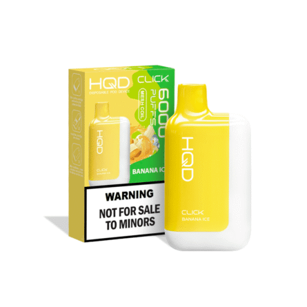 HQD Click 6000 - Banana Ice | Vape Desechable - Image 3
