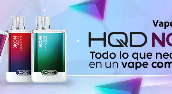 HQD NOOK: Todo lo que necesitas en un vape compacto.