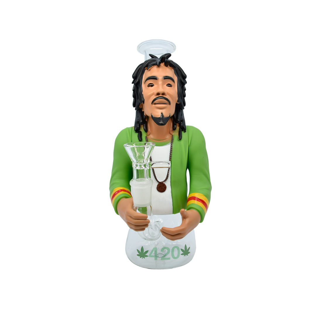 Bong Cerámica Bob Marley 420 24CM