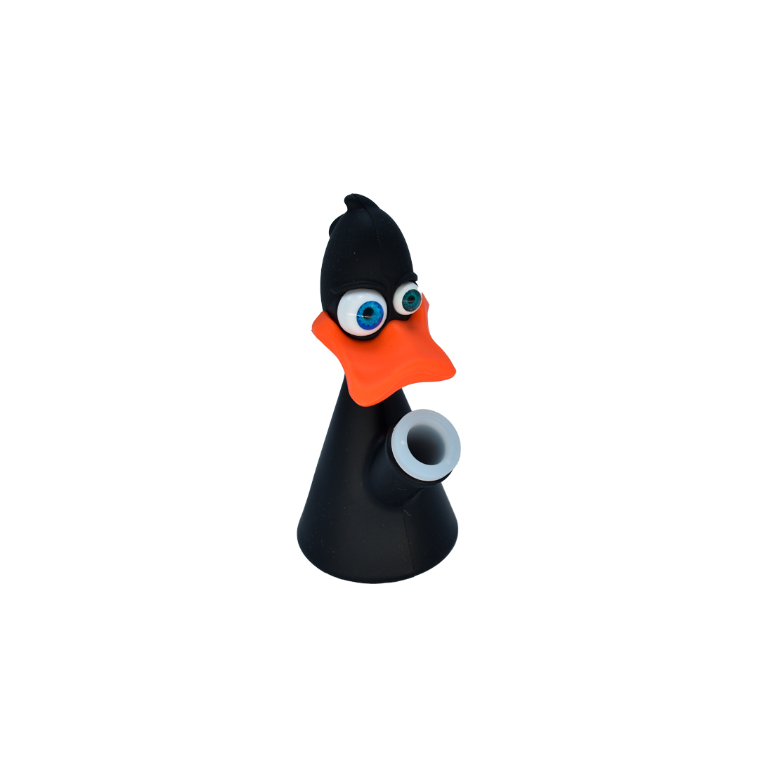 Bong Silicona Black Duck 15CM