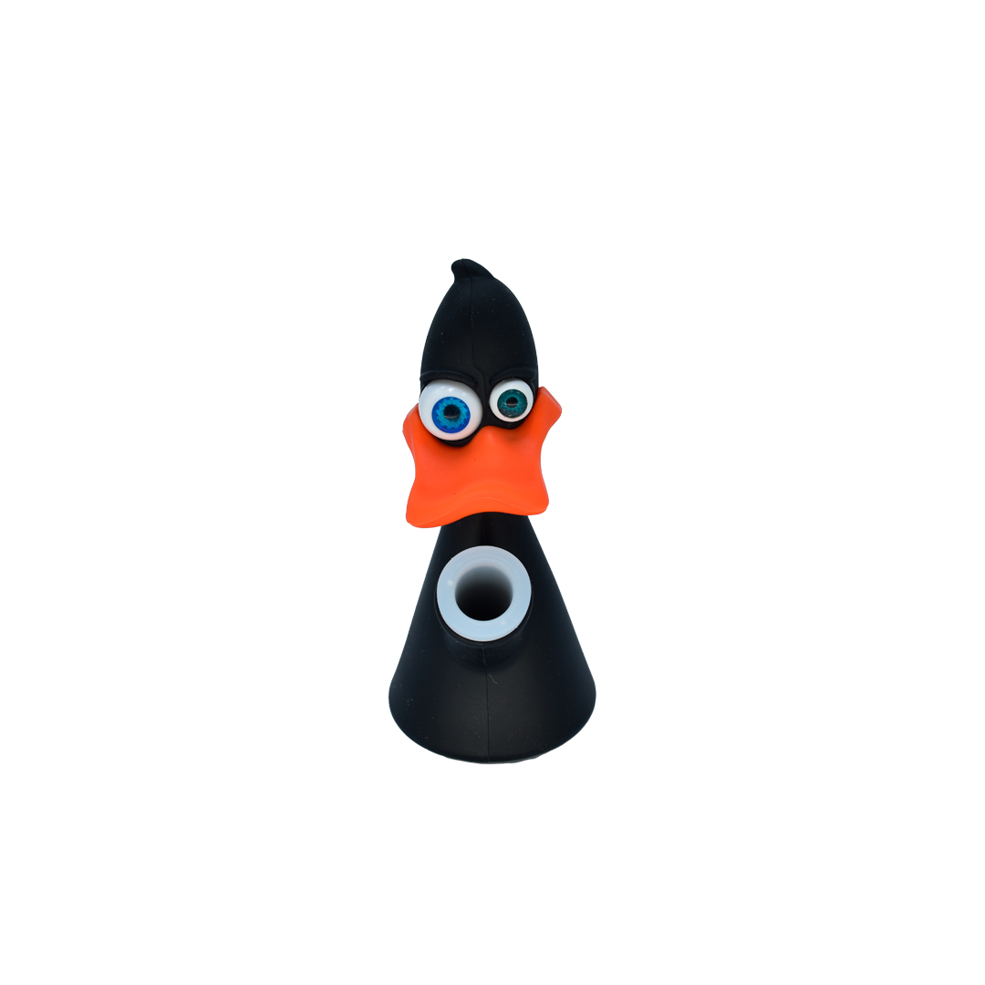 Bong Silicona Black Duck 15CM
