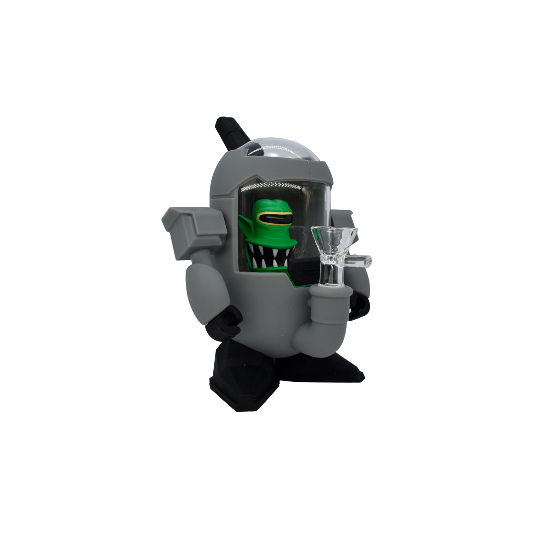Bong Silicona Mechanical Alien 18 CM