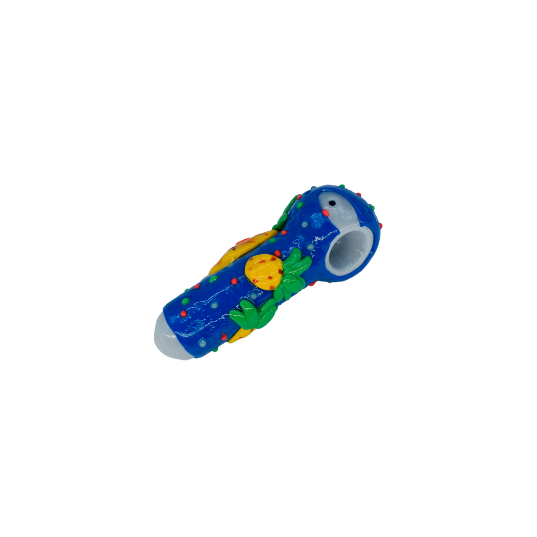 Pipa Vidrio Skull Pineapple 10CM